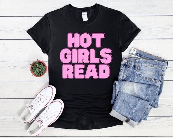 Hot Girls Read T-shirt