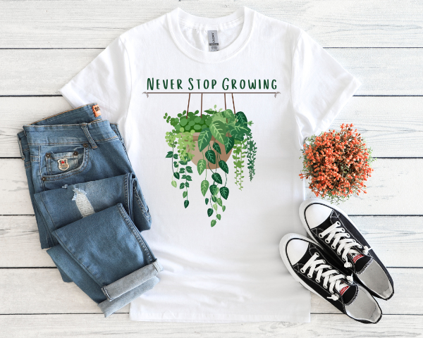 Never Stop Growing T-shirt